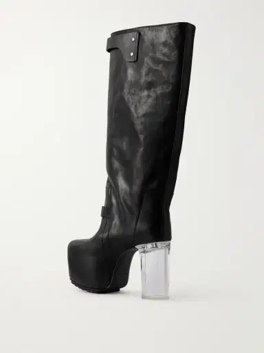 Rick Owens Naska Kiss 120 Leather Knee Boots | Thumbnail 3 Rick Owens Naska Kiss 120 Leather Knee Boots | Thumbnail 3