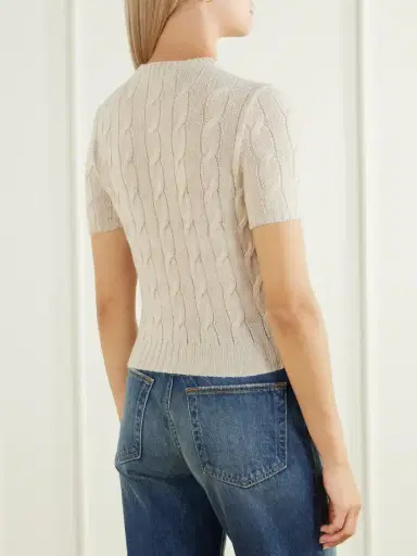 Ralph Lauren Collection Cable-knit Cashmere Sweater | Thumbnail 4 Ralph Lauren Collection Cable-knit Cashmere Sweater | Thumbnail 4