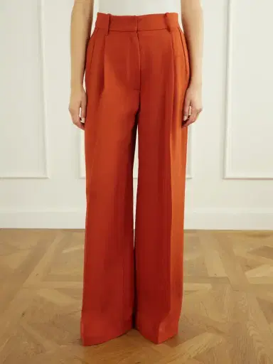 Galvan Roman High-rise Crepe Straight-leg Pants | Thumbnail 3 Galvan Roman High-rise Crepe Straight-leg Pants | Thumbnail 3