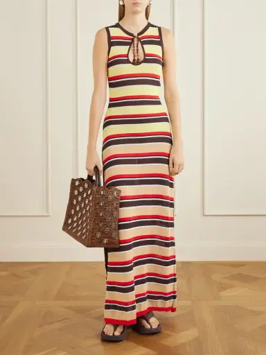 Rabanne Embellished Raffia Tote | Thumbnail 3 Rabanne Embellished Raffia Tote | Thumbnail 3