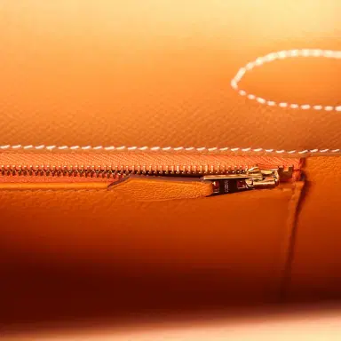 HERMÈS Hermes Special Order (HSS) Kelly Sellier 40 Gold Verso Epsom Brushed Gold Hardware | Thumbnail 9 HERMÈS Hermes Special Order (HSS) Kelly Sellier 40 Gold Verso Epsom Brushed Gold Hardware | Thumbnail 9