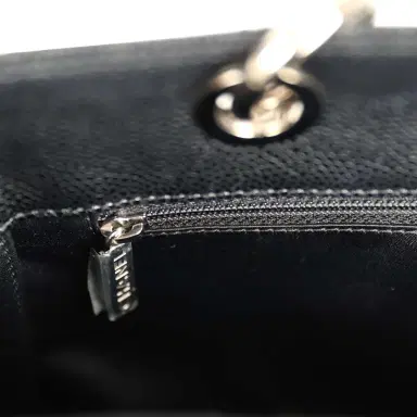 Chanel Pre-owned Chanel Grand Shopping Tote Black Caviar Silver Hardware | Thumbnail 11 Chanel Pre-owned Chanel Grand Shopping Tote Black Caviar Silver Hardware | Thumbnail 11