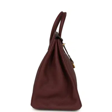 HERMÈS Pre-owned Hermes Birkin 40 Bordeaux Togo Gold Hardware | Thumbnail 3 HERMÈS Pre-owned Hermes Birkin 40 Bordeaux Togo Gold Hardware | Thumbnail 3