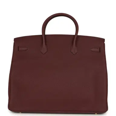 HERMÈS Pre-owned Hermes Birkin 40 Bordeaux Togo Gold Hardware | Thumbnail 4 HERMÈS Pre-owned Hermes Birkin 40 Bordeaux Togo Gold Hardware | Thumbnail 4