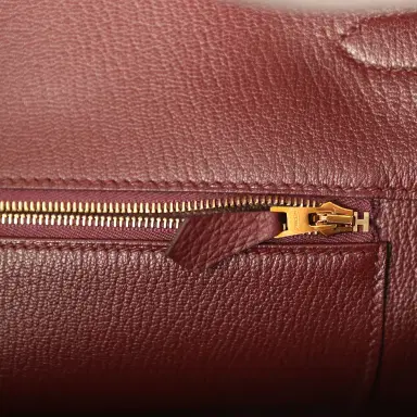 HERMÈS Pre-owned Hermes Birkin 40 Bordeaux Togo Gold Hardware | Thumbnail 9 HERMÈS Pre-owned Hermes Birkin 40 Bordeaux Togo Gold Hardware | Thumbnail 9