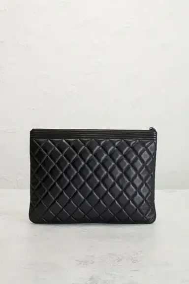 Chanel Chanel Lambskin Boy O Case Clutch | Thumbnail 3 Chanel Chanel Lambskin Boy O Case Clutch | Thumbnail 3