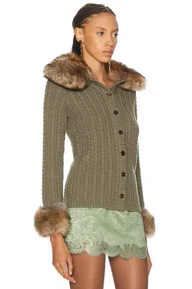 Saint Laurent Cashmere Cardigan | Thumbnail 2 Saint Laurent Cashmere Cardigan | Thumbnail 2
