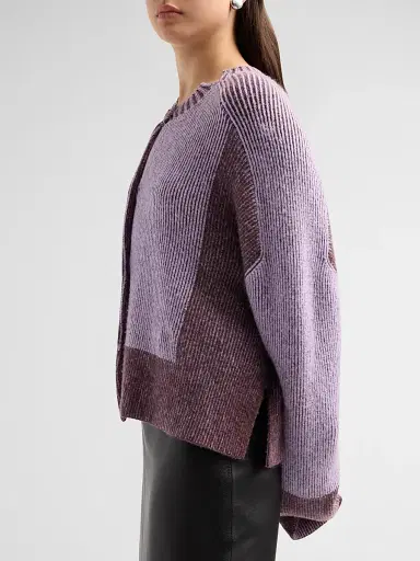3.1 Phillip Lim Women's Colorblocked Rib-Knit Oversized Cardigan | Thumbnail 5 3.1 Phillip Lim Women's Colorblocked Rib-Knit Oversized Cardigan | Thumbnail 5