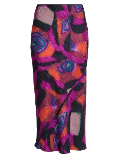 Dries Van Noten Women's Sati Abstract Midi Skirt | Thumbnail 1 Dries Van Noten Women's Sati Abstract Midi Skirt | Thumbnail 1