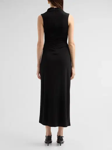 Altuzarra Women's Betsy Draped Midi Dress - Black | Thumbnail 3 Altuzarra Women's Betsy Draped Midi Dress - Black | Thumbnail 3
