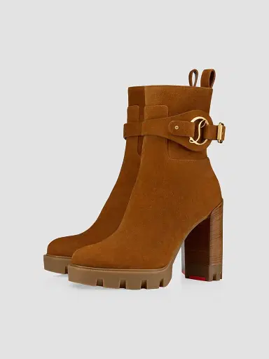 Christian Louboutin Women's Dianouchette Lug Booties | Thumbnail 4 Christian Louboutin Women's Dianouchette Lug Booties | Thumbnail 4