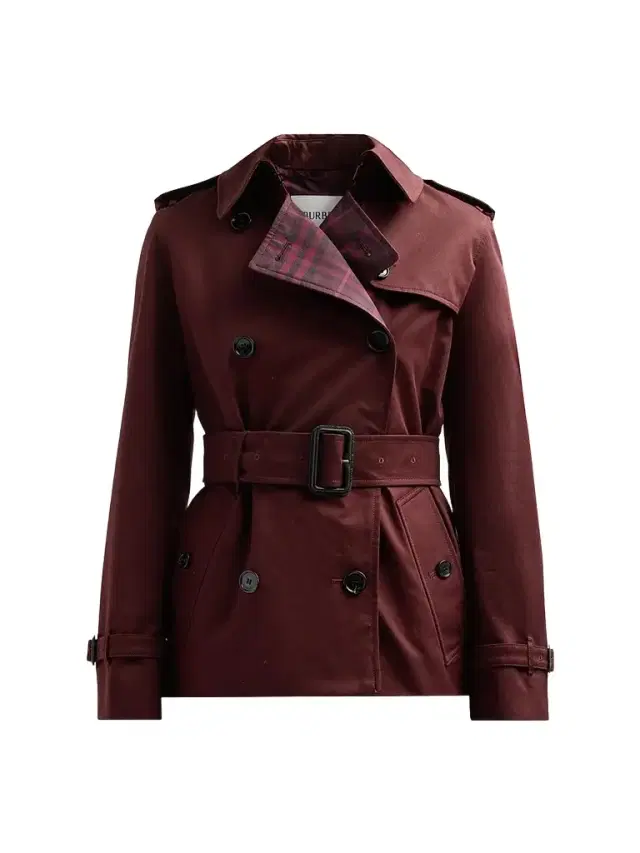 Women's Lakefield Garbadine Trench Jacket - Mahogany Women's Lakefield Garbadine Trench Jacket - Mahogany