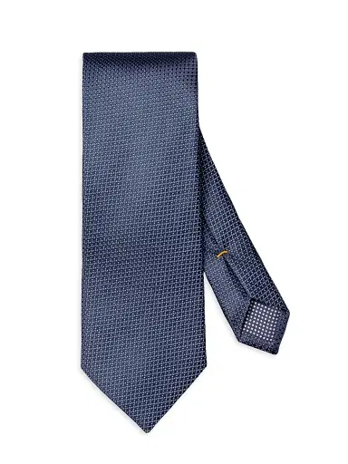 Eton Men's Micro Texture Linen Tie | Thumbnail 1 Eton Men's Micro Texture Linen Tie | Thumbnail 1