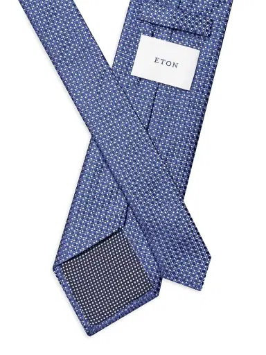 Eton Men's Micro Circle Silk Tie | Thumbnail 2 Eton Men's Micro Circle Silk Tie | Thumbnail 2