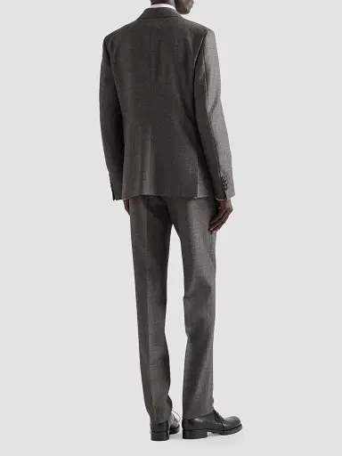 Prada Men's Double-Breasted Wool Suit - Grey | Thumbnail 5 Prada Men's Double-Breasted Wool Suit - Grey | Thumbnail 5