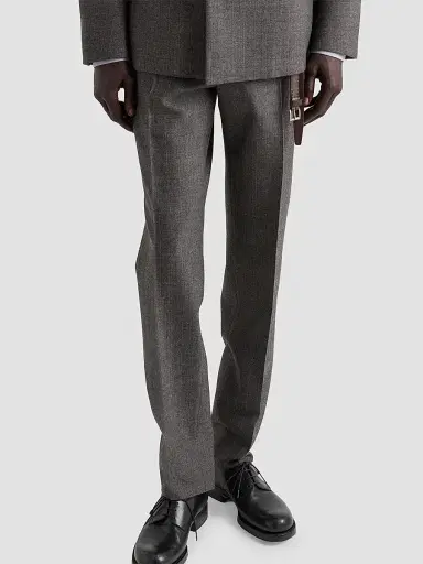 Prada Men's Double-Breasted Wool Suit - Grey | Thumbnail 6 Prada Men's Double-Breasted Wool Suit - Grey | Thumbnail 6