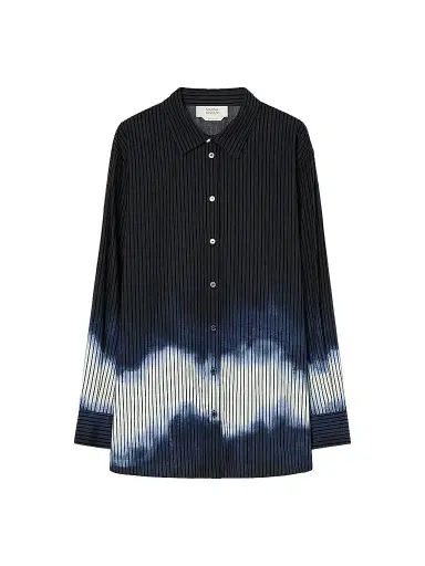 Marina Rinaldi Women's Poplin Shirt - Blue Black - Size 20 | Thumbnail 1 Marina Rinaldi Women's Poplin Shirt - Blue Black - Size 20 | Thumbnail 1