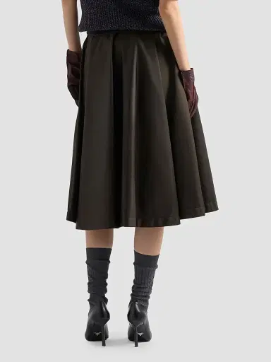 Prada Women's Nylon Skirt - Brown | Thumbnail 4 Prada Women's Nylon Skirt - Brown | Thumbnail 4