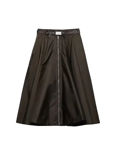 Prada Women's Nylon Skirt - Brown | Thumbnail 1 Prada Women's Nylon Skirt - Brown | Thumbnail 1