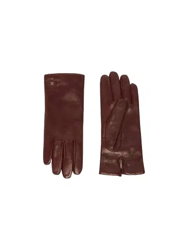 Max Mara Women's Nappa Leather Gloves - Bordeaux | Thumbnail 1 Max Mara Women's Nappa Leather Gloves - Bordeaux | Thumbnail 1