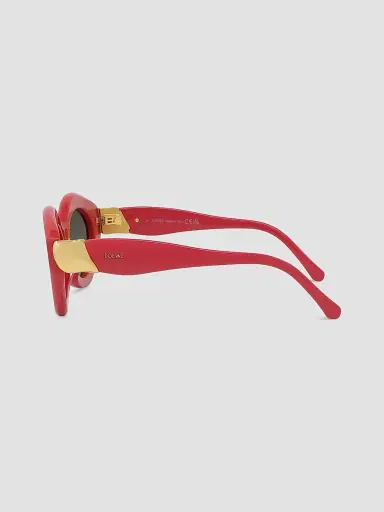 Loewe Women's Coil 53MM Geometric Cat-Eye Sunglasses - Red | Thumbnail 3 Loewe Women's Coil 53MM Geometric Cat-Eye Sunglasses - Red | Thumbnail 3