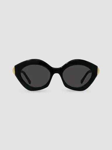 Loewe Women's Coil 53MM Geometric Cat-Eye Sunglasses - Black | Thumbnail 2 Loewe Women's Coil 53MM Geometric Cat-Eye Sunglasses - Black | Thumbnail 2