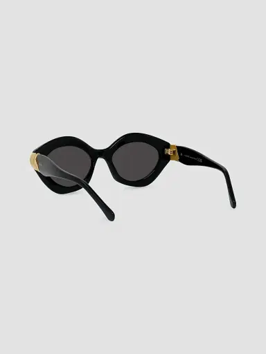 Loewe Women's Coil 53MM Geometric Cat-Eye Sunglasses - Black | Thumbnail 4 Loewe Women's Coil 53MM Geometric Cat-Eye Sunglasses - Black | Thumbnail 4