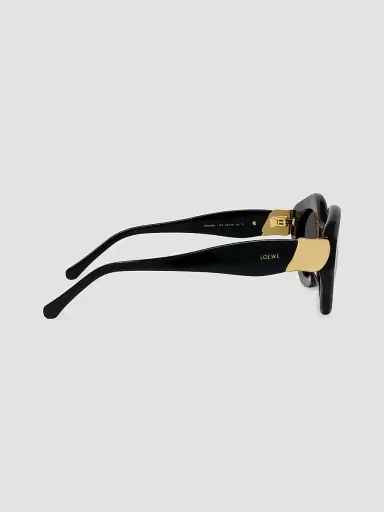 Loewe Women's Coil 53MM Geometric Cat-Eye Sunglasses - Black | Thumbnail 7 Loewe Women's Coil 53MM Geometric Cat-Eye Sunglasses - Black | Thumbnail 7