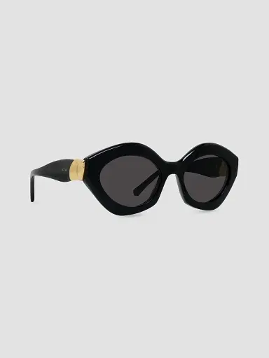Loewe Women's Coil 53MM Geometric Cat-Eye Sunglasses - Black | Thumbnail 8 Loewe Women's Coil 53MM Geometric Cat-Eye Sunglasses - Black | Thumbnail 8