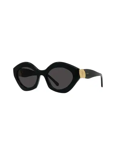 Loewe Women's Coil 53MM Geometric Cat-Eye Sunglasses - Black | Thumbnail 1 Loewe Women's Coil 53MM Geometric Cat-Eye Sunglasses - Black | Thumbnail 1