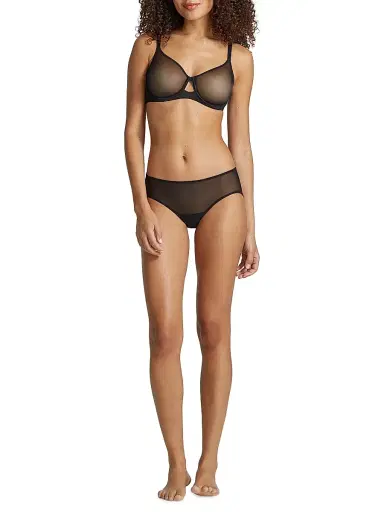 Commando Women's Full Mesh Underwire Bra - Black | Thumbnail 2 Commando Women's Full Mesh Underwire Bra - Black | Thumbnail 2