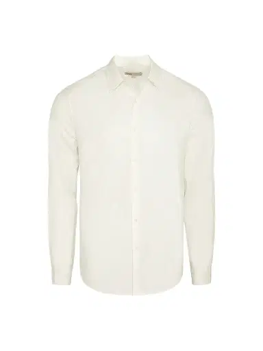 Onia Men's Stretch Linen-Blend Shirt - White | Thumbnail 1 Onia Men's Stretch Linen-Blend Shirt - White | Thumbnail 1