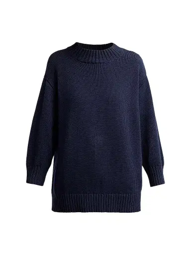 L'Agence Women's Loden Cotton Crewneck Sweater | Thumbnail 1 L'Agence Women's Loden Cotton Crewneck Sweater | Thumbnail 1