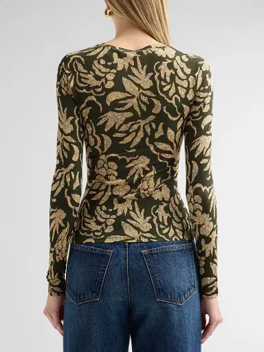 Ulla Johnson Women's Asha Floral Jersey Top | Thumbnail 3 Ulla Johnson Women's Asha Floral Jersey Top | Thumbnail 3