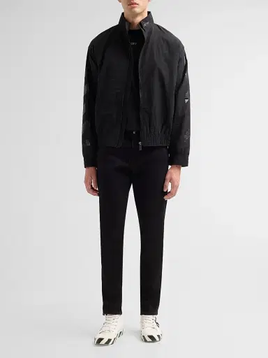 Off-White Men's Glossy Arrow Nylon Track Jacket | Thumbnail 2 Off-White Men's Glossy Arrow Nylon Track Jacket | Thumbnail 2