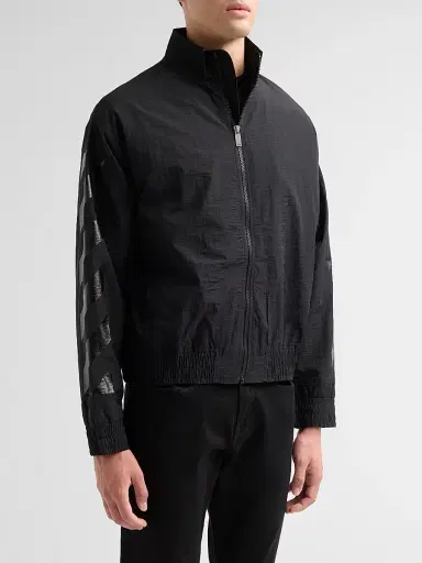 Off-White Men's Glossy Arrow Nylon Track Jacket | Thumbnail 4 Off-White Men's Glossy Arrow Nylon Track Jacket | Thumbnail 4