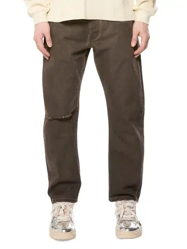 Purple Brand Men's Overdye Destroyed Straight Jeans | Thumbnail 1 Purple Brand Men's Overdye Destroyed Straight Jeans | Thumbnail 1