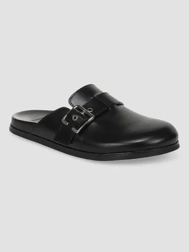 Vince Women's Leon 20MM Leather Mules - Black | Thumbnail 2 Vince Women's Leon 20MM Leather Mules - Black | Thumbnail 2