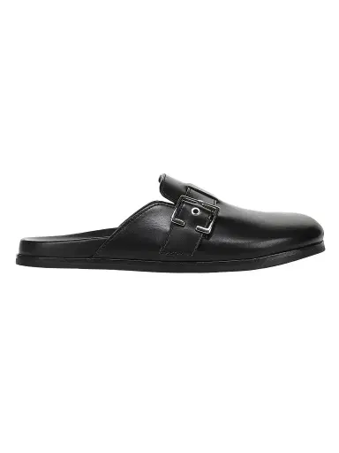 Vince Women's Leon 20MM Leather Mules - Black | Thumbnail 1 Vince Women's Leon 20MM Leather Mules - Black | Thumbnail 1