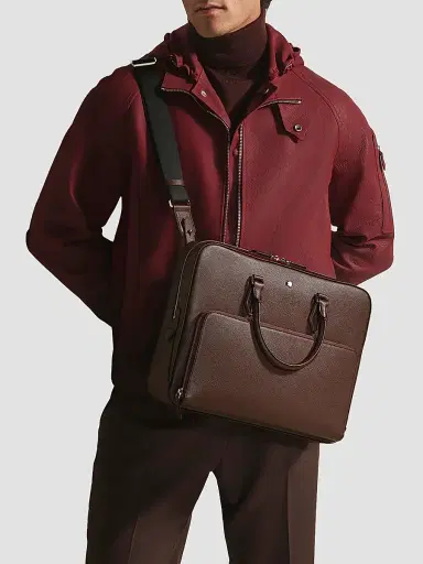 Montblanc Men's Sartorial Leather Document Case | Thumbnail 2 Montblanc Men's Sartorial Leather Document Case | Thumbnail 2