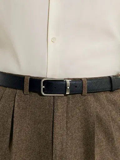Montblanc Men's Reversible Leather Belt | Thumbnail 2 Montblanc Men's Reversible Leather Belt | Thumbnail 2