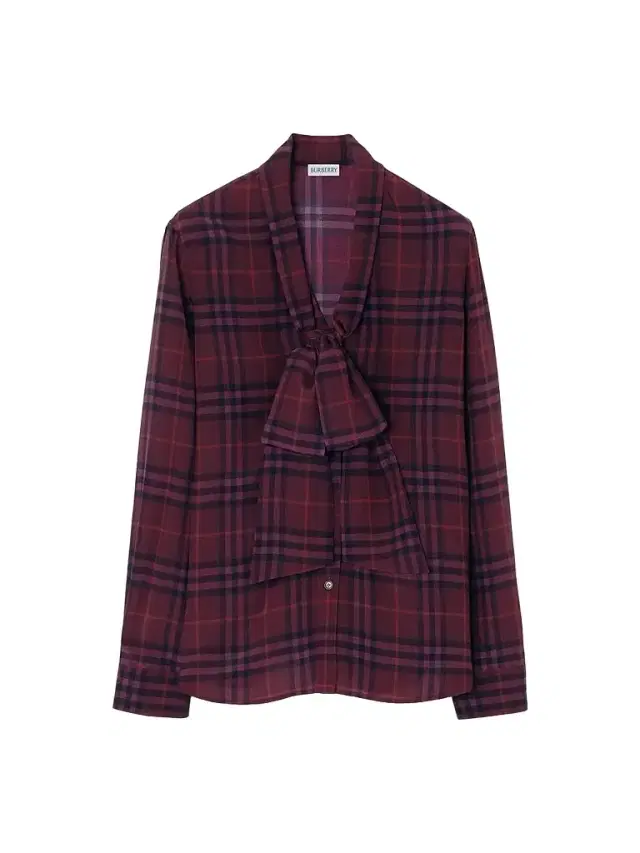 Women's Rhiannon Checked Silk Blouse - Acer Purple Women's Rhiannon Checked Silk Blouse - Acer Purple