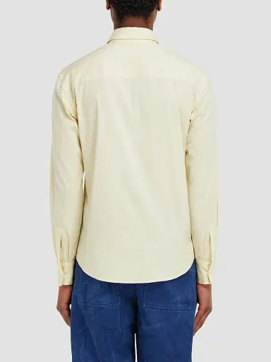 Ferragamo Men's Micro-Print Stretch-Cotton Poplin Shirt - Vanilla | Thumbnail 3 Ferragamo Men's Micro-Print Stretch-Cotton Poplin Shirt - Vanilla | Thumbnail 3