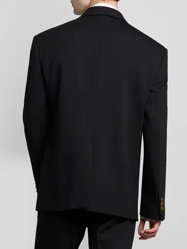 Versace Men's Embellished Stretch Wool Evening Jacket - Black | Thumbnail 3 Versace Men's Embellished Stretch Wool Evening Jacket - Black | Thumbnail 3