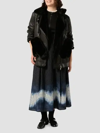 Marina Rinaldi Women's Fluffy Textured Heavy Jacket | Thumbnail 2 Marina Rinaldi Women's Fluffy Textured Heavy Jacket | Thumbnail 2
