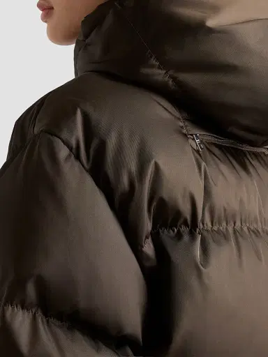 Prada Women's Nylon Down Jacket - Brown | Thumbnail 5 Prada Women's Nylon Down Jacket - Brown | Thumbnail 5