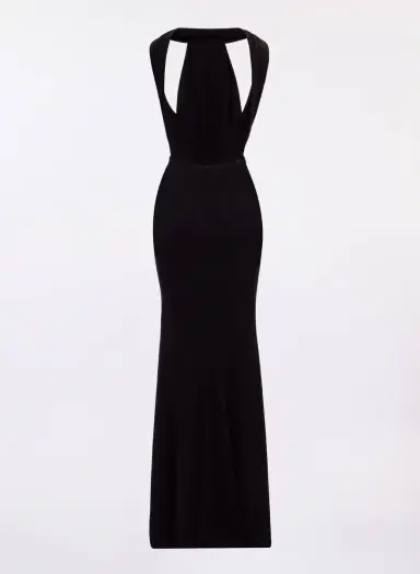Elie Saab Halter Neck Draped Long Dress | Thumbnail 5 Elie Saab Halter Neck Draped Long Dress | Thumbnail 5