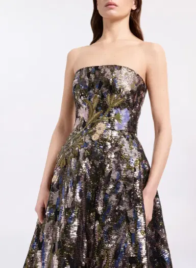 Elie Saab Sequin Embroidered Gown | Thumbnail 3 Elie Saab Sequin Embroidered Gown | Thumbnail 3
