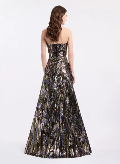 Elie Saab Sequin Embroidered Gown | Thumbnail 4 Elie Saab Sequin Embroidered Gown | Thumbnail 4