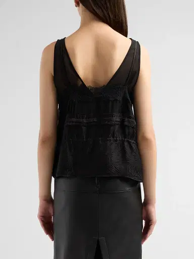 3.1 Phillip Lim Women's Lace-Trim Satin Camisole - Black | Thumbnail 3 3.1 Phillip Lim Women's Lace-Trim Satin Camisole - Black | Thumbnail 3